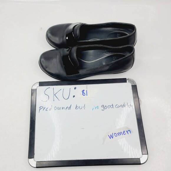 Dansko Women's Black Leather Slip-On Flat Loafers Shoes Size US 8 EUR 38 - Picture 7 of 7